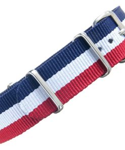 multi-striped regimental Ballistic Nylon NATO strap