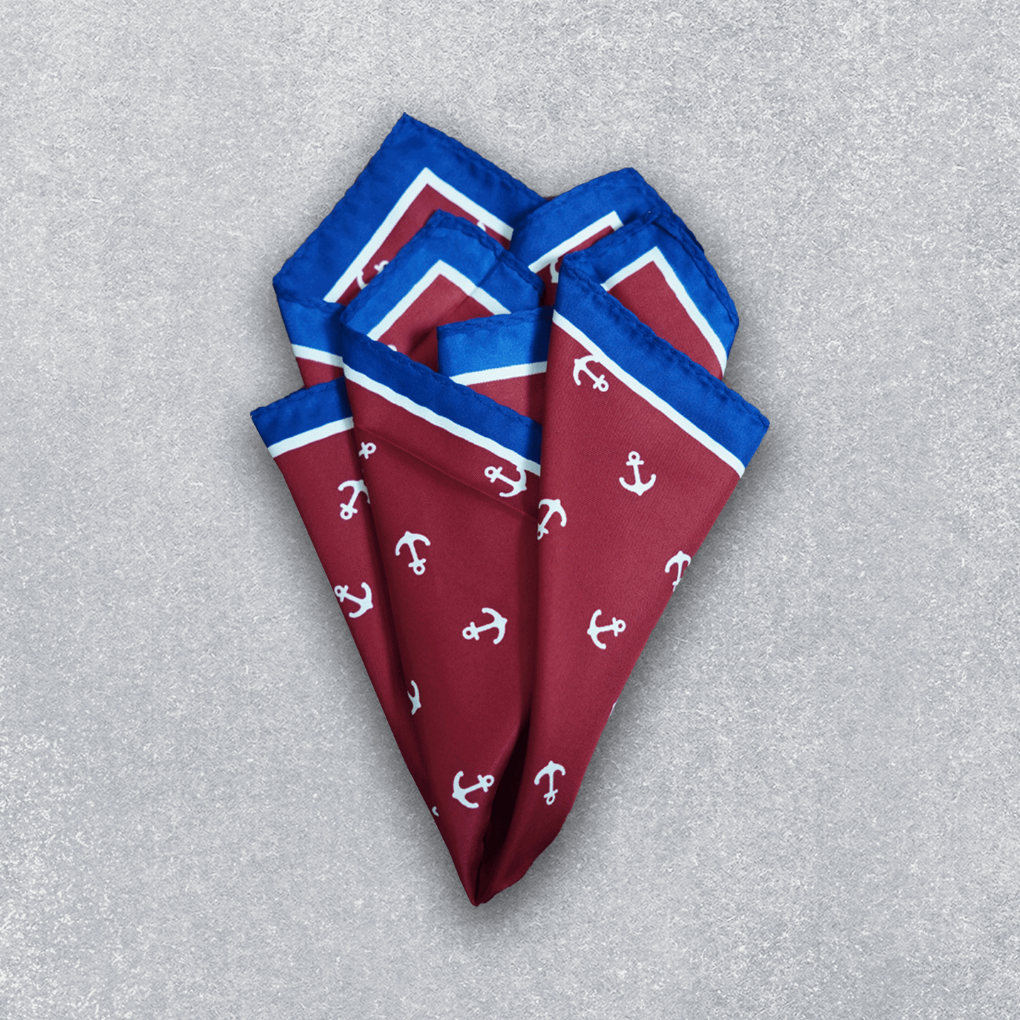 elegant satin pocket square in a rich color, perfect for formal occasions.