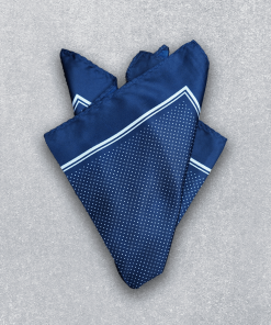 elegant satin pocket square in a rich color, perfect for formal occasions.