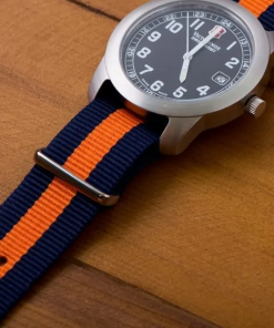 Navy & Orange Nato Strap