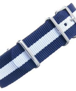 Navy & White Nato Strap