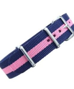 Navy Pink NATO strap