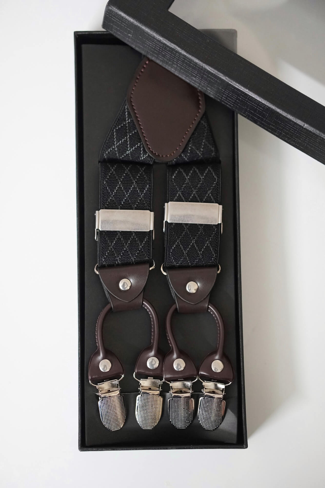 6 Clip Y Suspender Black - Image 2